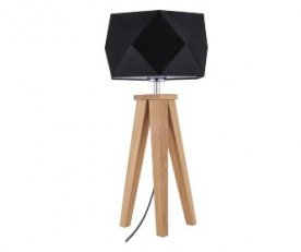 FINJA stol.lampa dřevo/dub,látka v. 51cm