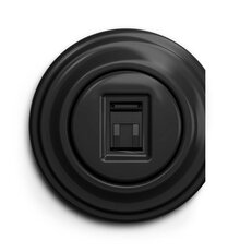 Rámeček GREENLUX KLIKLAP C/KRA Black, krajní