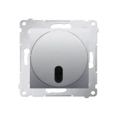 Stmívač s dálkovým ovládáním, (strojek s krytem)20500 W, 230V, stříbrná matná