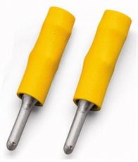 Zkušební zdířka izolováno d 2,3mm žlutá WAGO 209-108