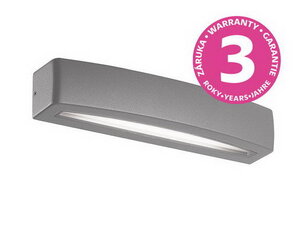 Venkovní nástěnné LED svítidlo BLOCO 10W, šedá PANLUX PN42100014