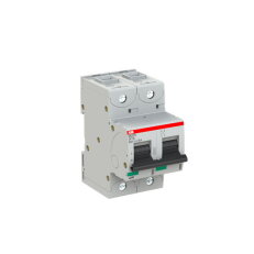 ABB S802PV-SP125 2P jistič pro fotovoltaiku s klecovou svorkou 125A 5kA 800V DC
