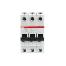 S203-B100 3 fázový jistič 100A char. B 6kA ABB 2CDS253001R0825