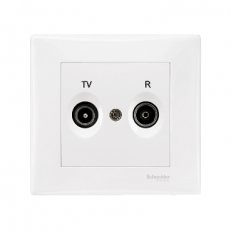 Sedna Zásuvka TV-R průběžná, Polar SCHNEIDER SDN3391821