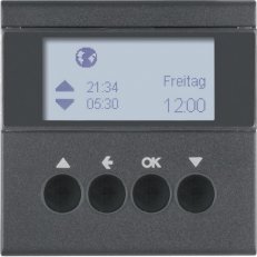 Žaluziový časový spínač, S.1/B.x, antracit mat BERKER 85741185