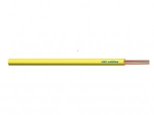 Silový vodič H07V2-K 1X4 žlutá (CQA)