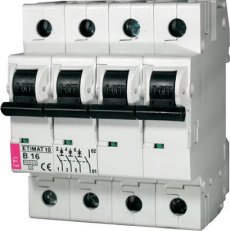Jistič ETIMAT 10 4p C125 15kA ETI 002137733
