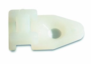 Příchytka vázací pásky bílá 20 x 10 mm (100 ks) CIMCO 181380