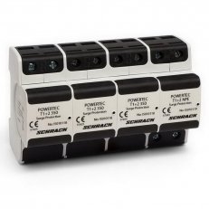 Svodič přepětí POWERTEC P 25kA+H 3+1 TT-350V T1/2,modulový SCHRACK IS010211--
