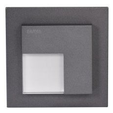 Zamel TYP 07-111-31 Světlo LED TIMO na omítku 14Vss IP44 GRAFIT STUDENÁ BÍLÁ