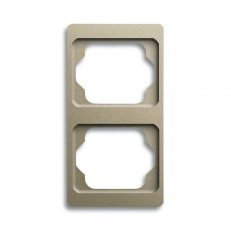 ALPHA EXCLUSIVE Dvojrámeček svislý palladium 1732 KA-260 ABB 2CKA001754A4117