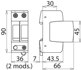 Svodič přepětí Typ 2 DEHNguard M 908192