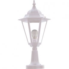 Sloupové svítidlo Prometheus přízemní sloupek bílá 60W IP23 E27 916302/08