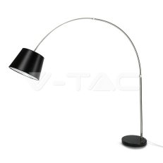 LED Floor Lamp E27 Black Lamp Shade, VT-