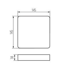 Rámeček TAVO FRAME DL 12W KANLUX 36522