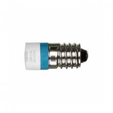 Schneider MTN395134 LED lampa E10, AC/DC 24V, modrá