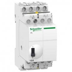 Schneider A9C30114 Impulzní relé L16A 4ZAP 24V AC 50-60Hz 12V DC