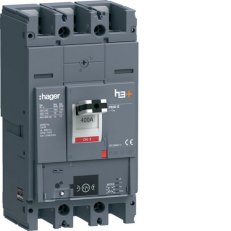 Kompaktní jistič h3+ P630 Energy 70 kA, 3-pólový, In 400 A HAGER HEW400NR