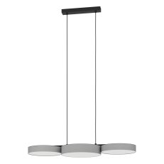 Závěsné svítidlo BARBANO-Z LED-RGB/CCT šedá/bílá 3X7,5W EGLO 900856