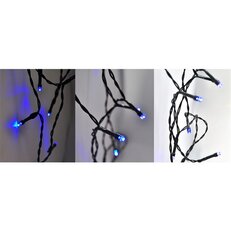 LED vánoční řetěz, 3m, 20 LED, 3 x AA, modré světlo, zelený kabel SOLIGHT 1V50-B