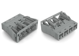 Zásuvka Snap-In 4pól. Kód. B šedá WAGO 770-744/062-000