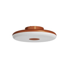 Přisazené LED svítidlo s plastovým stínidlem ZETA 1 FP 31W IP40 DALI 3K hnědá