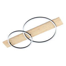 Stropní svítidlo BOYAL LED černá/dub 1X12W IP20 EGLO 901716