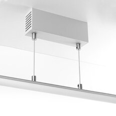 Napájecí závěsný prvek KLUŚ W-BOX-Z pro LED hliníkové profily stříbrná