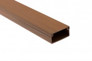 Malpro D1001-8835 Lišta 15x10mm, imitace dřeva, tmavá, fólie