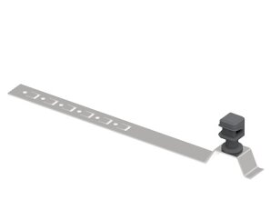 Plastový držák s příchytkou L330 pod střešní krytinu na drát d8mm inox/plast