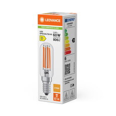 Světelný zdroj LED SPECIAL T26 P 5.9W 827 Clear E14 LEDVANCE 4099854493218