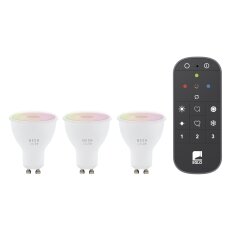 Světelný zdroj SET 3XLM-ZIG-RGB/CCT GU10 4,9W+1XFB EGLO 110398