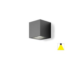 Venkovní nástěnné svítidlo TOMY 1, A DALI/PUSH 4,5W 3000K antracit LED2 5132234D