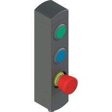 Ovládací jednotka BN 3 prvky (konfigurace A09) 1NO, Konektor M12,12 pólů, IP65