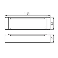 Elektronický napěťový transformátor TRETO IP67 12V 200W, KANLUX 39520