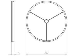 Přední prstevec KompaX 1, průměr 240 mm do betonu KAISER 1293-86