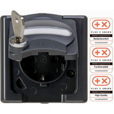 103715009 BLUE ELECTRIC - earthed socket