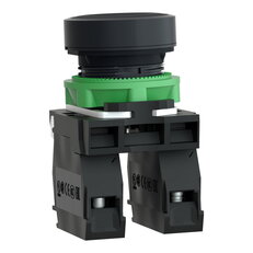 Schneider XB5AA25 Ovládač stiskací lícující, 1 Z + 1 V, černý