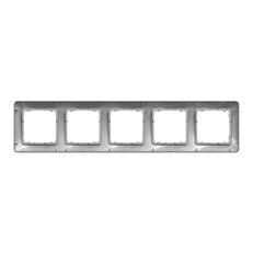 Sedna D/E Rámeček pětinásobný, Aluminium SCHNEIDER SDD313805