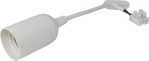 Plastová objímka LH-E27P with cord White, GREENLUX GXOS614