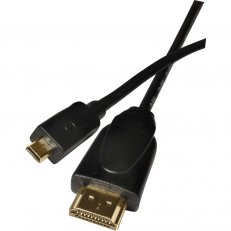 HDMI kabel +ETHERNET A/M-D/M 1,5M Emos SD1201