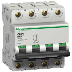 Schneider 24694 C60N jistič 4P 63A D
