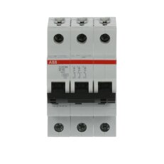 S203M-B16 3 fázový jistič 16 A char. B 10kA ABB 2CDS273001R0165