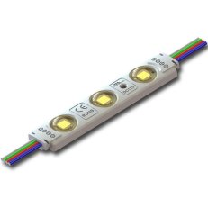 LED modul 3x SMD5050, 0,65W, 12V, 54mA, RGB, 160°, IP65 MCLED ML-213.007.51.0