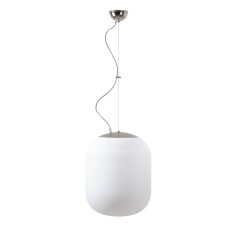 Závěsné svítidlo se skleněným stínidlem OSMONT TANIA L2 23W IP40 E27 chrom