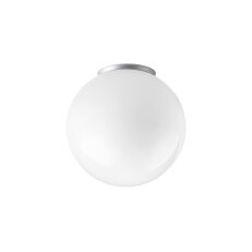 Přisazené svítidlo s plastovým stínidlem OSMONT SKAT 2 10W IP65II E27 stříbro