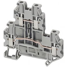 Šroubová svorka 2 patra 4 body 2,5mm2 šedá (obj. mn. 50ks) SCHNEIDER NSYTRV24D