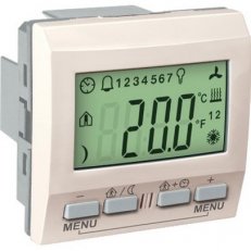KNX Unica regulátor teploty místnosti s displejem marfil SCHNEIDER MGU3.534.25