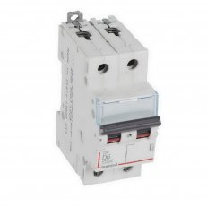 DX3 JISTIČ, 2 PÓLOVÝ, CHAR. D,6A 10000A/16KA LEGRAND 409447