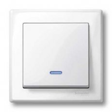 Merten Kryt spínače s průzorem, System M, Polar SCHNEIDER MTN436019